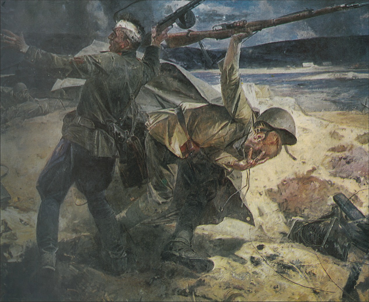 Картина «Коммунисты, вперёд!», 1985 год