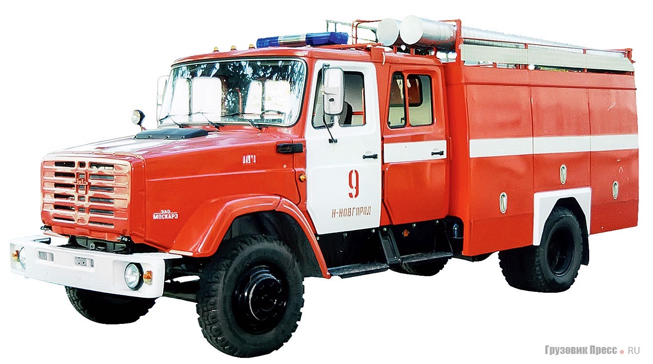 Пожарная автоцистерна АЦ-3,2-40 на шасси ЗИЛ-433104